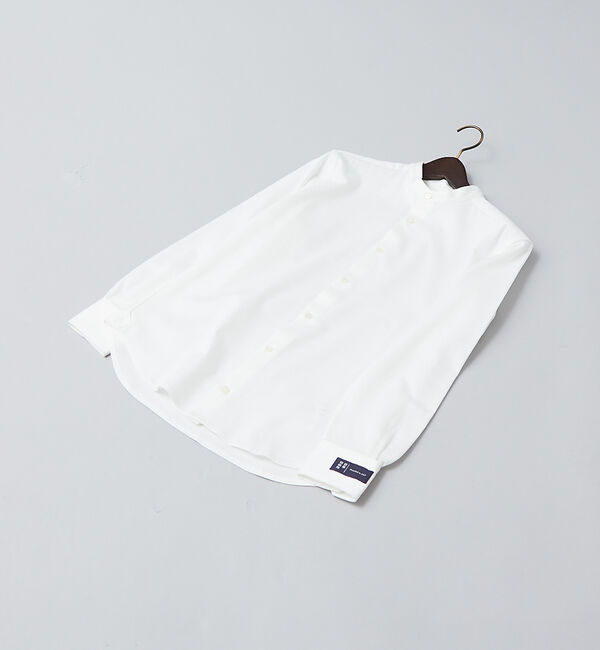 ABAHOUSE「【40周年】【Recency &times; 近藤紡績所】ARMONICOS バンドカラーシ」|シャツ・ブラウス|ホワイト