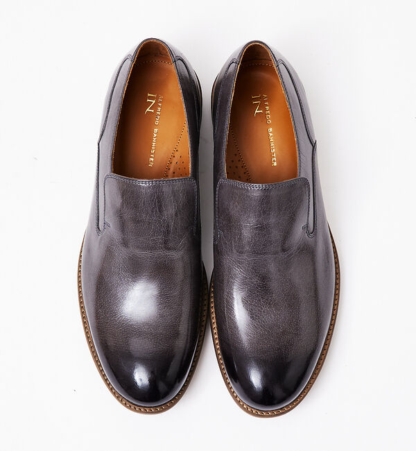 alfredoBANNISTER「【WEB別注】プレーントゥ レザー スリッポン」|スニーカー|