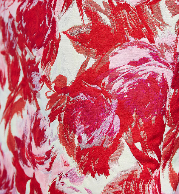 Rouge vif「フラワージャガードタイトスカート」|スカート|