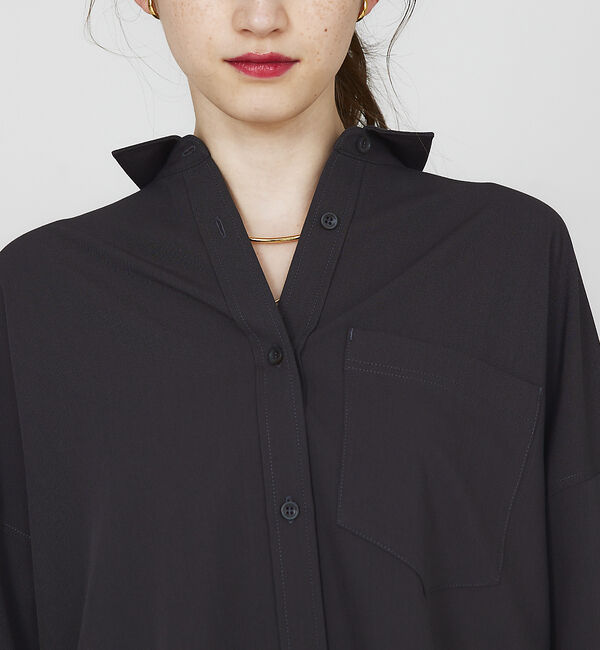 Rouge vif「【セットアップ対応】ツイルバックスリットシャツ」|シャツ・ブラウス|