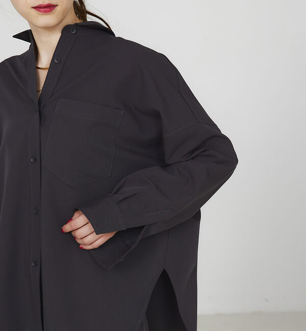 Rouge vif「【セットアップ対応】ツイルバックスリットシャツ」|シャツ・ブラウス|