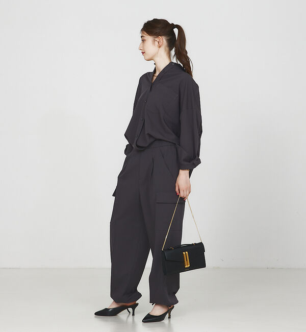 Rouge vif「【セットアップ対応】ツイルバックスリットシャツ」|シャツ・ブラウス|