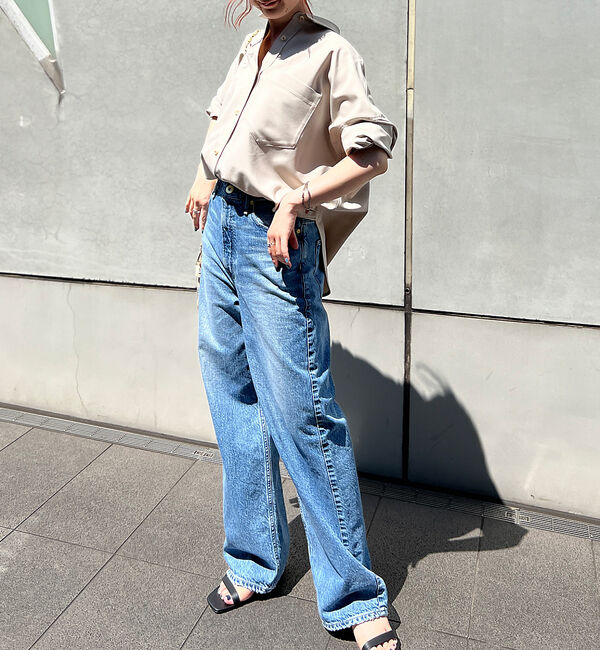 Rouge vif「【セットアップ対応】ツイルバックスリットシャツ」|シャツ・ブラウス|