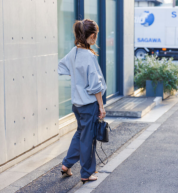 Rouge vif「ゆるシルエットバックヘンリーカットプルオーバー」|Tシャツ・カットソー|