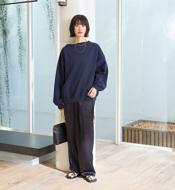 Rouge vif「ゆるシルエットバックヘンリーカットプルオーバー」|Tシャツ・カットソー|