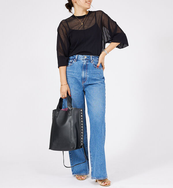 Rouge vif「【cheek/チーク】2WAY トートバッグ / リベット / フェイクレザー」|トートバッグ|