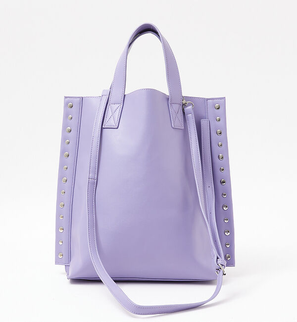 Rouge vif「【cheek/チーク】2WAY トートバッグ / リベット / フェイクレザー」|トートバッグ|