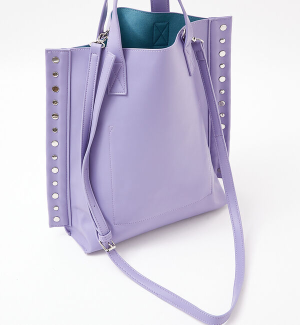 Rouge vif「【cheek/チーク】2WAY トートバッグ / リベット / フェイクレザー」|トートバッグ|