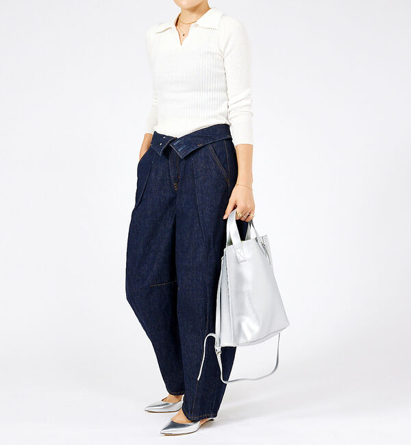 Rouge vif「【cheek/チーク】2WAY トートバッグ / リベット / フェイクレザー」|トートバッグ|