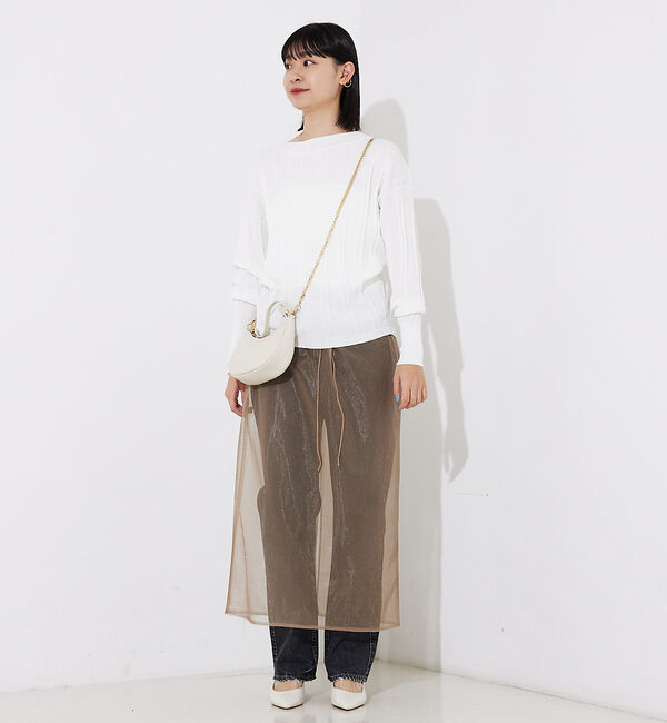 Rouge vif「トリコットロングスカート」|スカート|