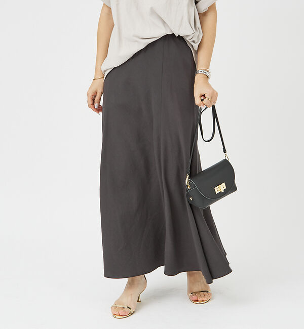 Rouge vif「切替マキシスカート」|スカート|