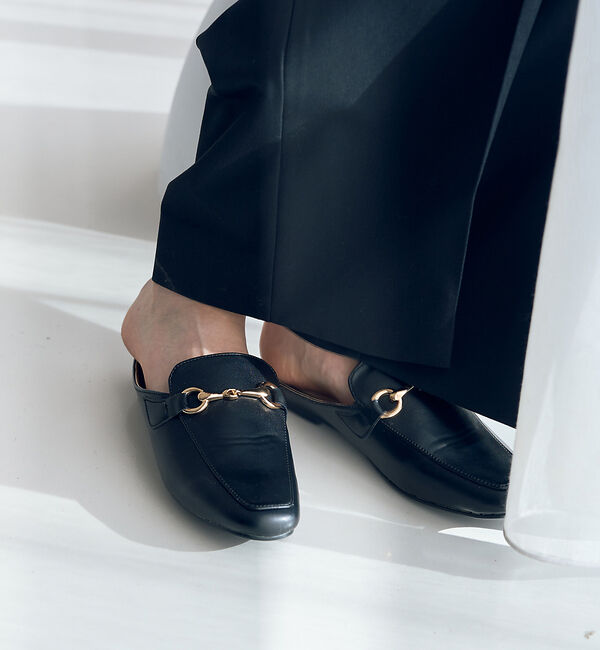 Rouge vif「【一部店舗限定】ビット付きスリッポンローファー」|ローファー|