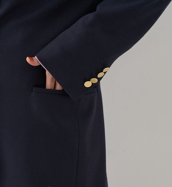 Rouge vif「【セットアップ対応】メンズライクウール混サキソニージャケット」|テーラードジャケット|