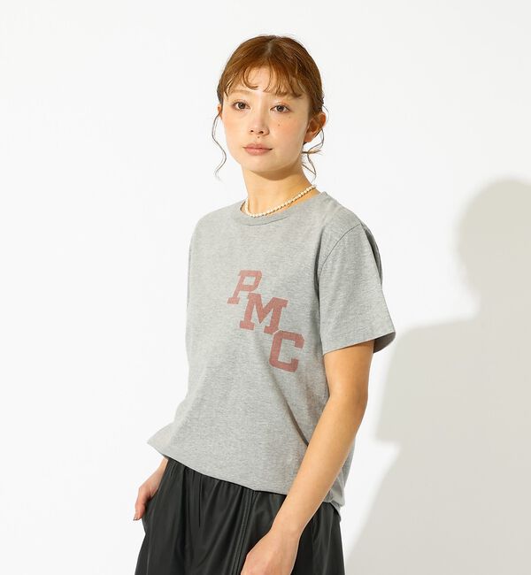 Rouge vif「【REMI RELIEF / レミレリーフ】LW加工T "RMC" / ロゴTシ」|Tシャツ・カットソー|