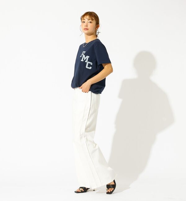 Rouge vif「【REMI RELIEF / レミレリーフ】LW加工T "RMC" / ロゴTシ」|Tシャツ・カットソー|