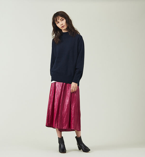 qualite「【セットアップ対応】グロッシーサテンドレープパンツ」|その他|