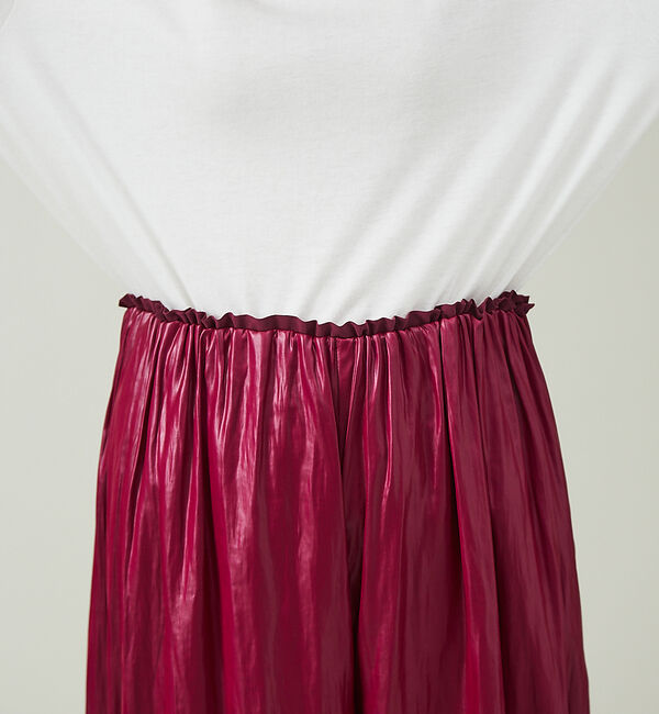 qualite「【セットアップ対応】グロッシーサテンドレープパンツ」|その他|