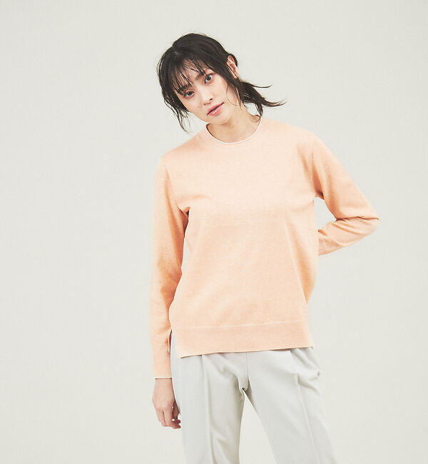 qualite「【アンサンブル対応】バイカラーハイゲージニット」|ニット・セーター|ピンク系その他2