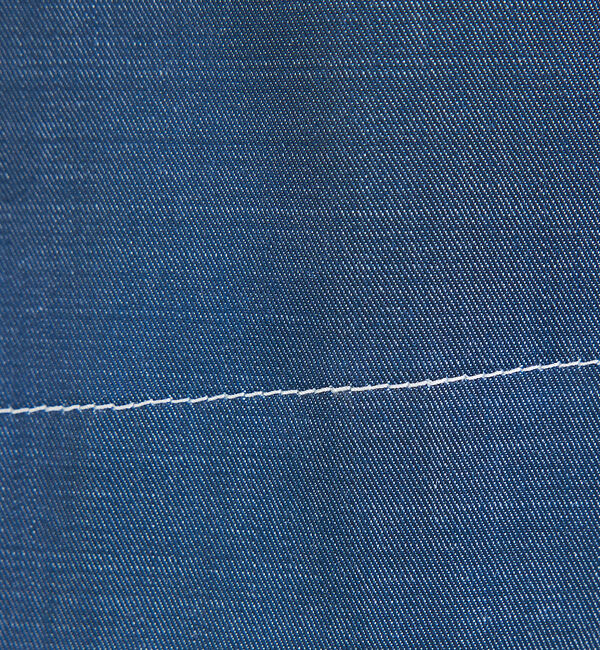 qualite「【セットップ対応】リヨセルデニムベアトップ」|Tシャツ・カットソー|