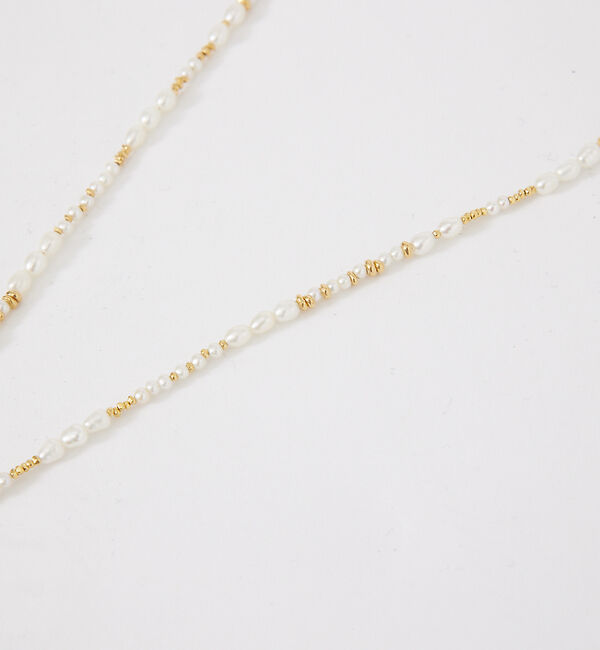 qualite「【JAMIRAY】パールゴールドネックレス」|ネックレス|