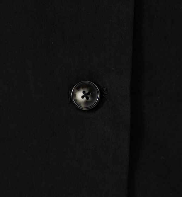 qualite「フロントダブルベルテッドコート」|トレンチコート|