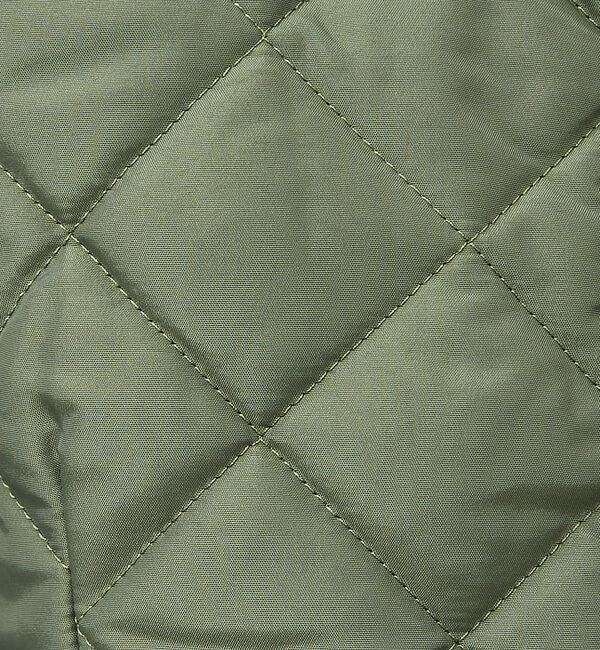 qualite「【TRADITIONAL WEATHERWEAR】キルティングノーカラーブルゾン」|ブルゾン・スタジャン|