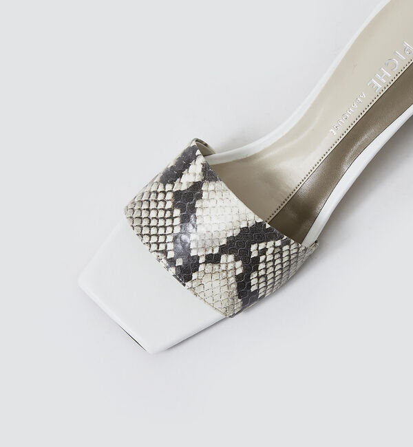 AU BANNISTER「カラーブロックミュール」|サンダル|