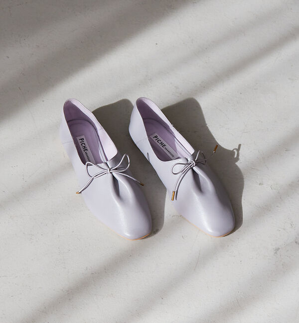 AU BANNISTER「レースアップ ソフトバブーシュ」|その他|ラベンダー