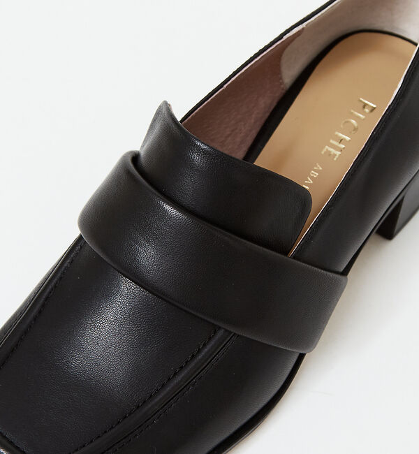 AU BANNISTER「スクエアトゥヒールアップローファー」|ローファー|
