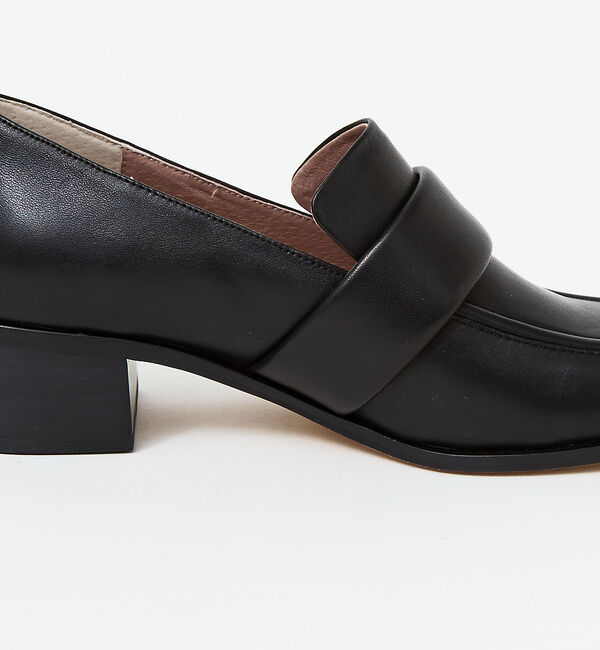 AU BANNISTER「スクエアトゥヒールアップローファー」|ローファー|