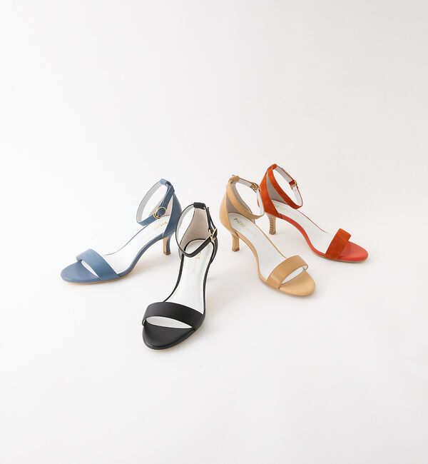 AU BANNISTER「シンプルアンクルストラップサンダル」|サンダル|