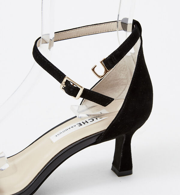 AU BANNISTER「アンクルストラップ スクエアトゥサンダル」|サンダル|