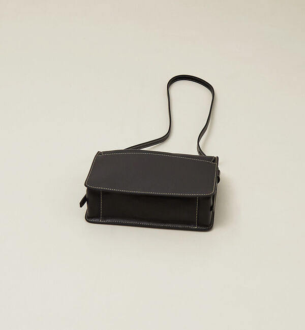 LOWELL things「【LEE掲載】Trench/レザーフラップショルダーBAG」|ショルダー・メッセンジャー|