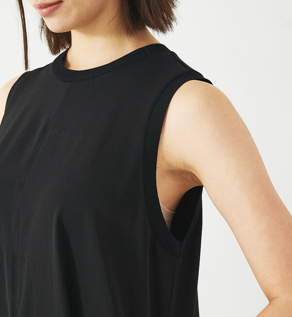 abahouse mavie「【大人のいちまんワンピ】ナイロンストレッチバルーンワンピ」|ワンピース|