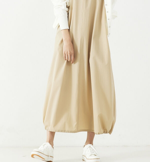 abahouse mavie「【大人のいちまんワンピ】ナイロンストレッチバルーンワンピ」|ワンピース|