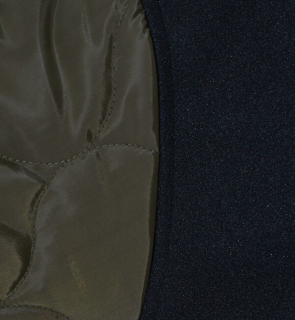 NOMINE「袖キルティングステンカラーコート」|ステンカラーコート|