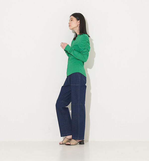 NOMINE「【前後着用可】2WAY配色メロウシャーリングロンT」|Tシャツ・カットソー|