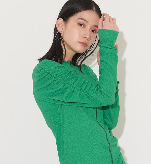 NOMINE「【前後着用可】2WAY配色メロウシャーリングロンT」|Tシャツ・カットソー|