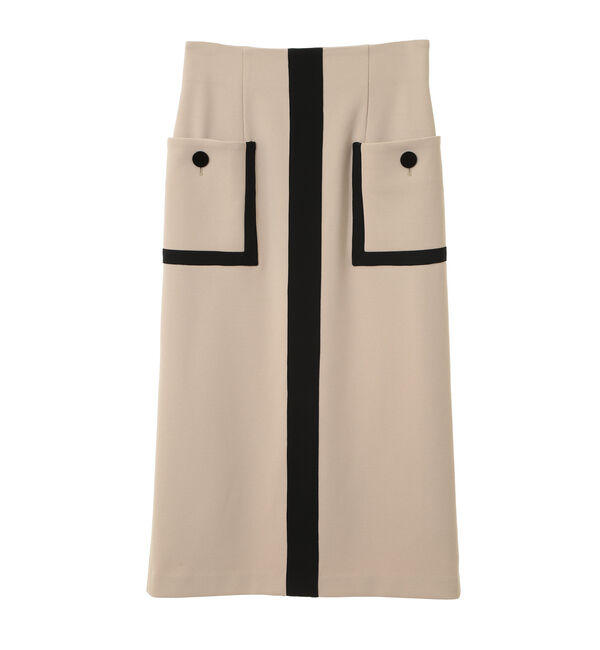 TIARA「バイカラータイトスカート」|スカート|