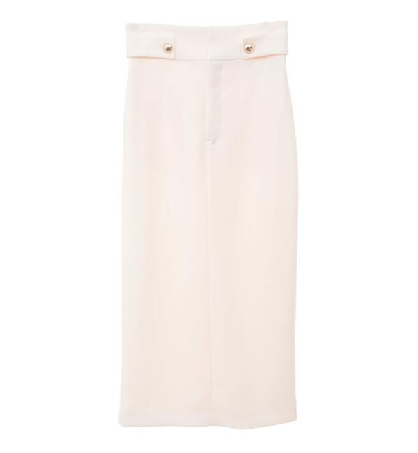 TIARA「ゴールドボタンタイトスカート（セットアップ可）」|スカート|