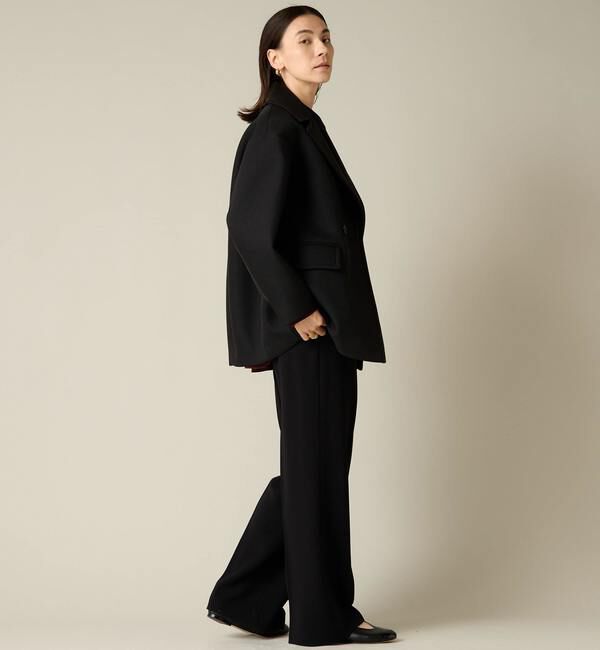 Liesse「ボンディングハーフPコート」|ピーコート|