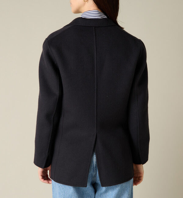 Liesse「ボンディングハーフPコート」|ピーコート|