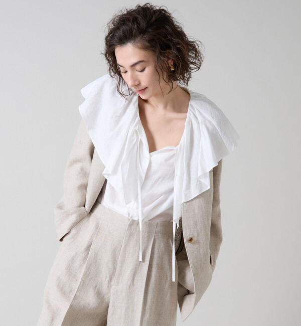 Liesse「ノーカラージャケット」|ノーカラージャケット|