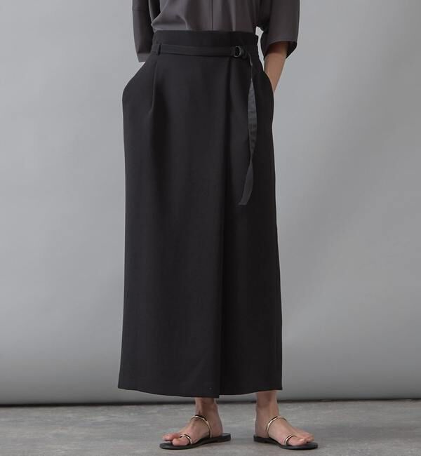 Liesse「【多機能】タックタイトスカート」|スカート|ブラック