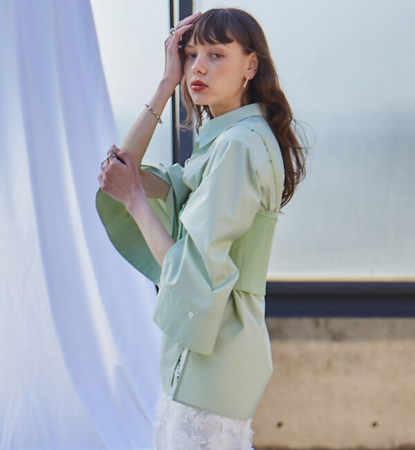 Soffitto「ジップ開きニットビスチェ」|ニット・セーター|