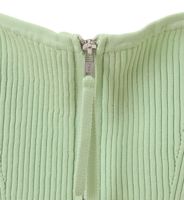 Soffitto「ジップ開きニットビスチェ」|ニット・セーター|