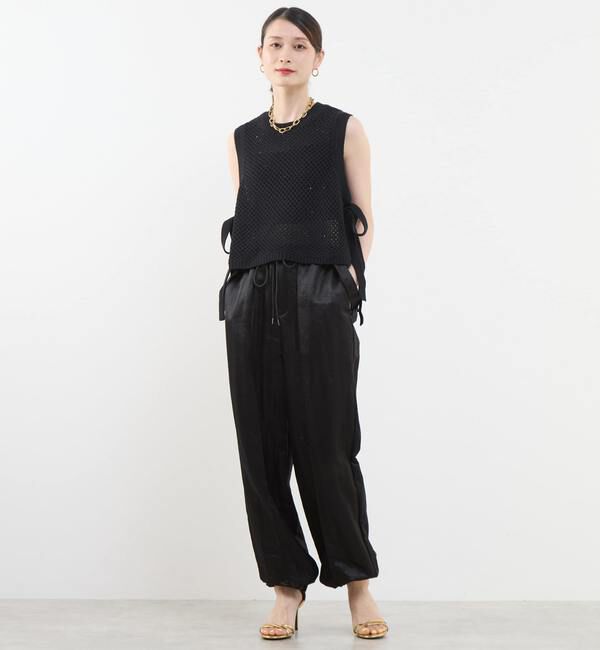 Soffitto「スパンコールメッシュニット」|ニット・セーター|