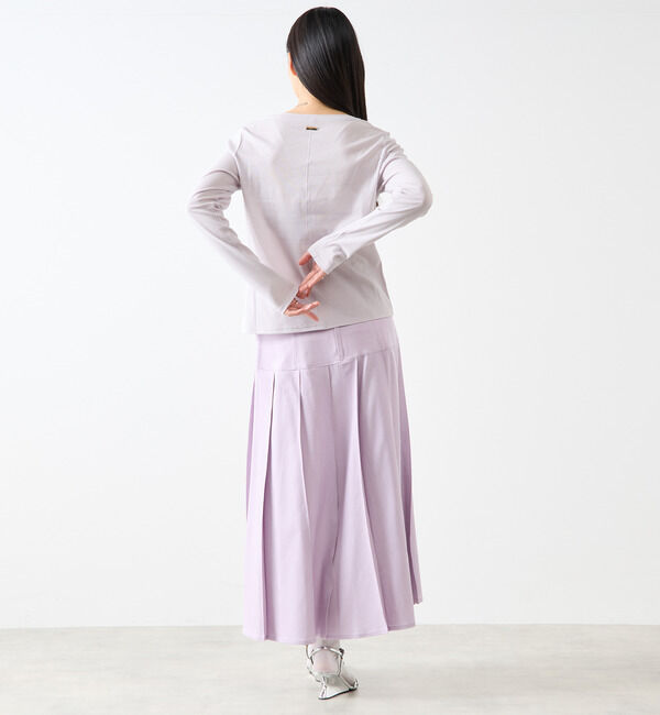 Soffitto「コットン丸首インナーロングTシャツ」|Tシャツ・カットソー|