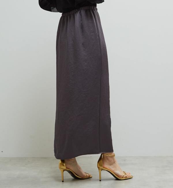Soffitto「《定番》サテンサイドスリットタイトスカート」|スカート|