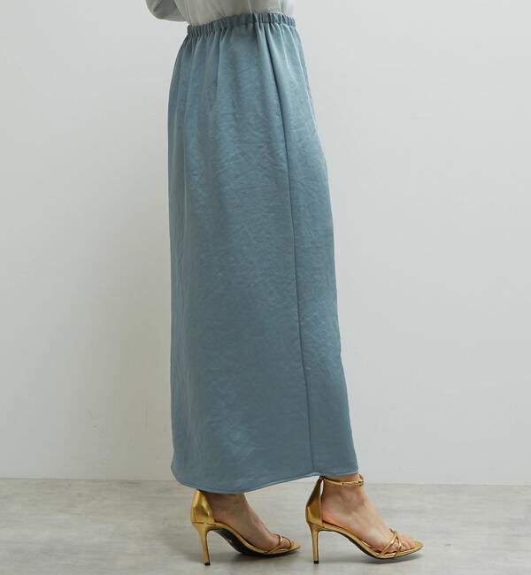 Soffitto「《定番》サテンサイドスリットタイトスカート」|スカート|